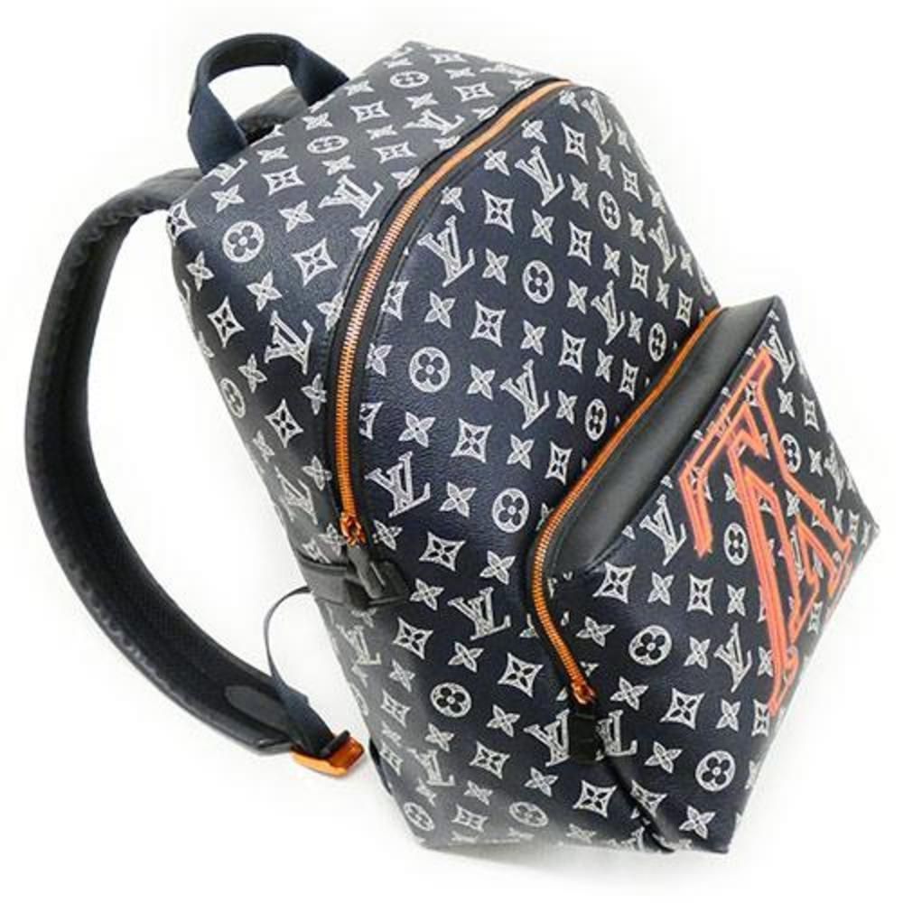 Louis Vuitton Monogram Ink Upside Down Apollo Backpack Navy - Picture 3 of 12